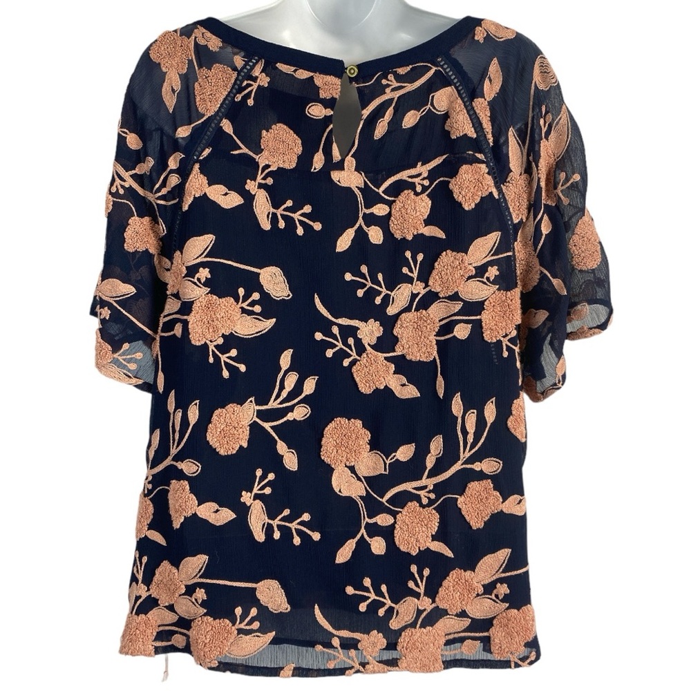 Maeve Franca Textured Blouse Size Medium - Picture 2 of 5
